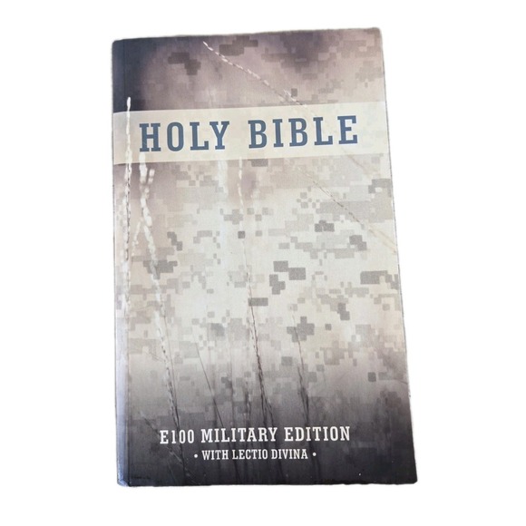 Other - HOLY BIBLE E100 MILITARY EDITION With Lection Divina Paperback